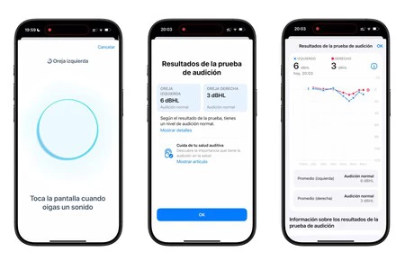 AirPodsの聴力検査