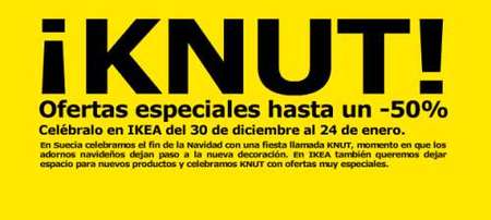 ¡KNUT!, ofertas especiales en Ikea