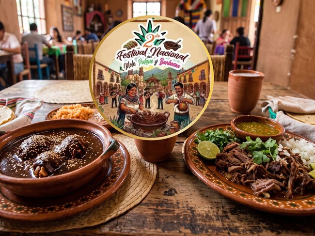 Lánzate al Festival de Mole, Pulque y Barbacoa a este Pueblo Mágico de Querétaro: es gratis y habrá platillos típicos, concurso de mole y catas de pulque