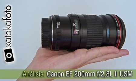 Canon EF 200mm f/2,8L II USM, análisis
