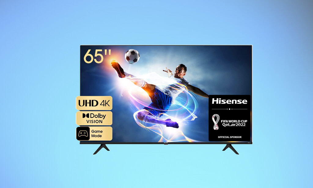 Disfruta del cine en casa con esta Smart TV 4K de Hisense de 65 pulgadas, Dolby Vision y Alexa a precio mínimo histórico
