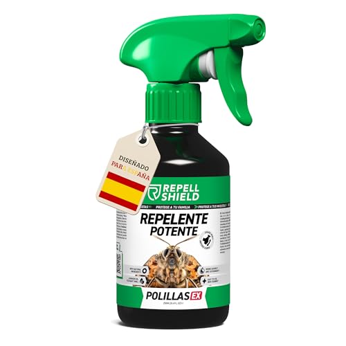 RepellShield® Spray Antipolillas para Ropa Armario y Cocina 