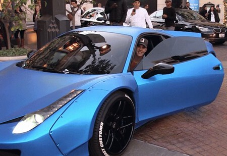 Justin Bieber Ferrari