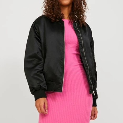 Jack & Jones Cazadora bomber satinada de mujer