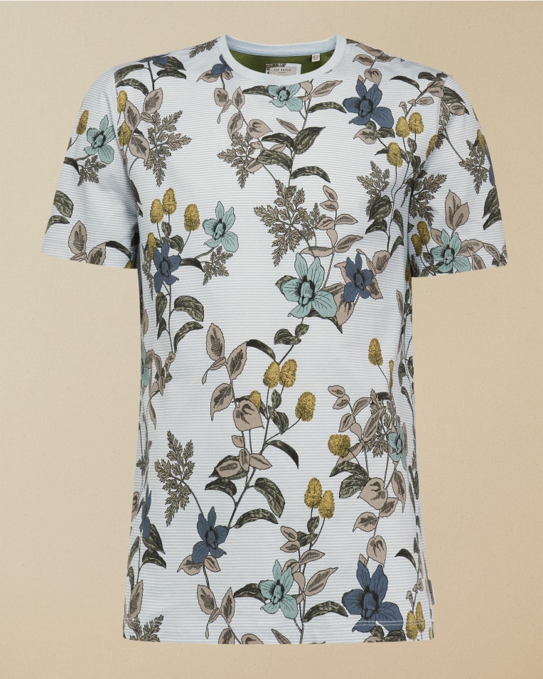 Camiseta modelo Geeza con estampado floral