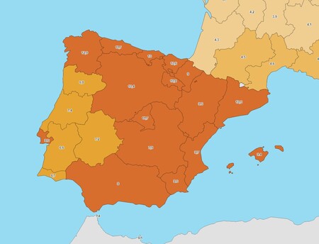 Mapa Espana