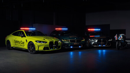 Así son los nuevos BMW M de MotoGP: un trío de coches de seguridad con el brutal M5 CS como joya de la corona