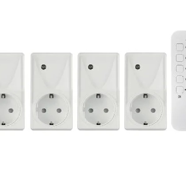 Kit de interruptor inalámbrico interior 5 pzas. / exterior 3 pzas.
