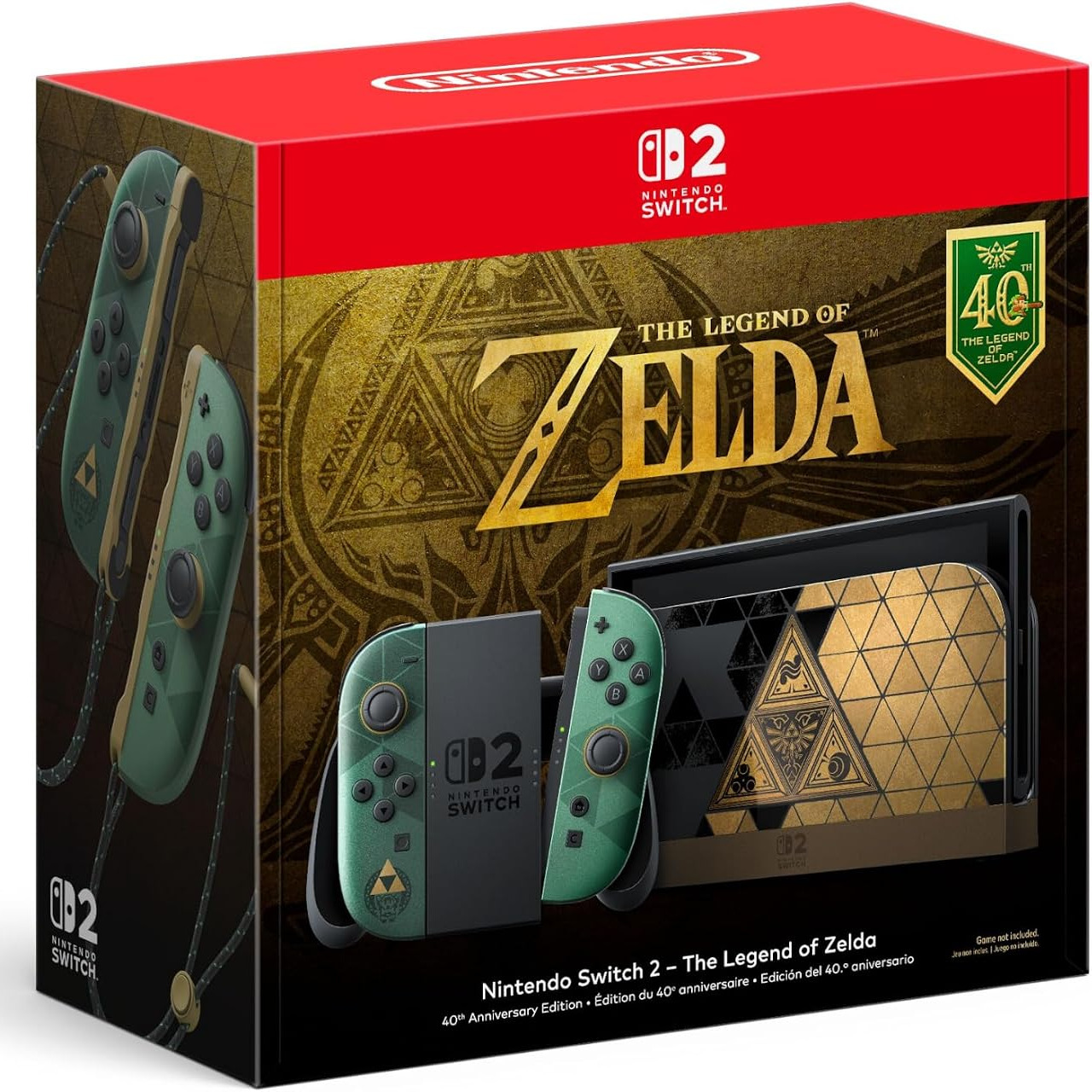 Nintendo Switch™ 2 –The Legend of Zelda™ – 40th Anniversary Edition
