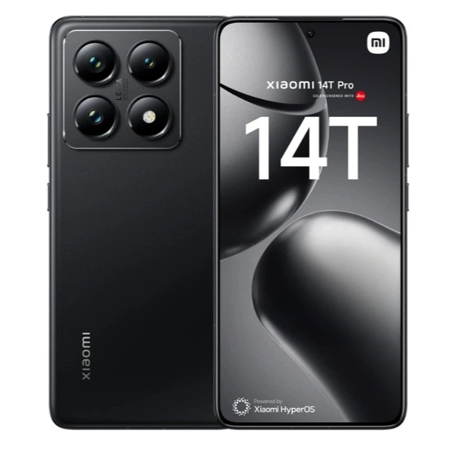 Móvil - Xiaomi 14T Pro, Negro Titanio, 512 GB, 12 GB RAM