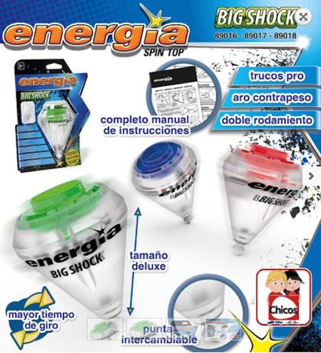 "Energía": la línea más actual de peonzas con la forma de siempre y nuevos materiales
