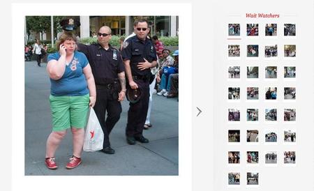 Haley Morris-Cafiero, fotografiando el comportamiento de otras personas ante su obesidad