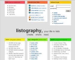 Listography, genera y comparte tus listas