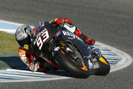 El equipo Repsol Honda aparca sus motos hasta febrero tras unos entrenamientos satisfactorios en Jerez