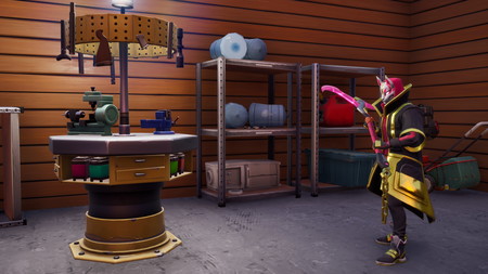 Desafío Fortnite: mejora un objeto en un banco de mejora de armas. Solución