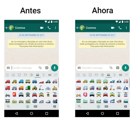 新しい WhatsApp 絵文字