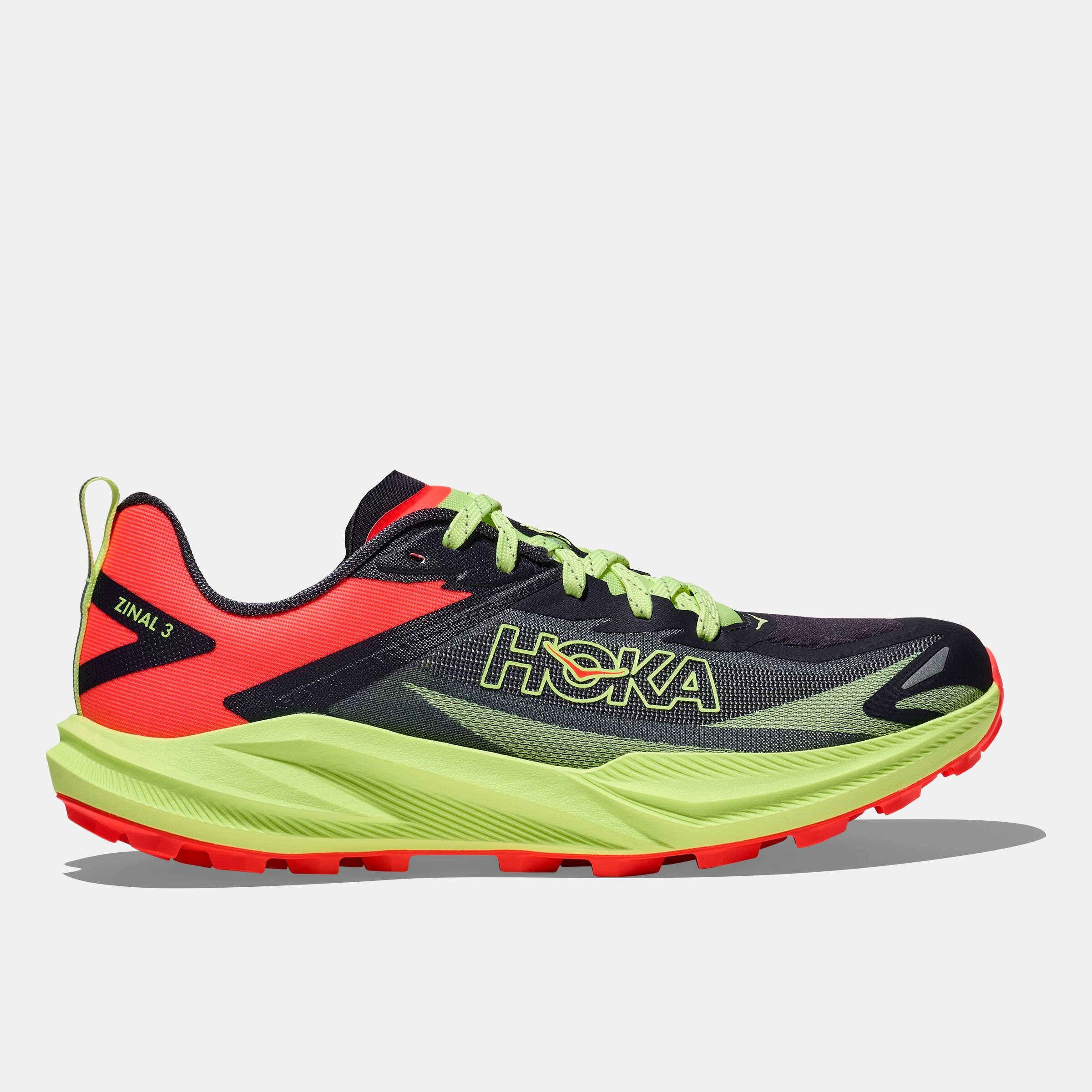 Zapatillas de trail running de mujer ZINAL 3 HOKA - Azul marino / Naranja

