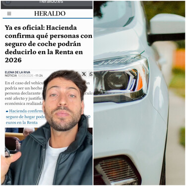 Andrés Millán, abogado: "Hacienda confirma qué personas en España pueden deducirse el seguro del coche en la declaración de la renta" 