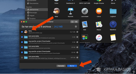 Borrar Aplicacion Mac