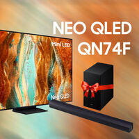 Carrefour tiene la Neo QLED Samsung perfecta para jugar con barra de sonido (casi) de regalo a un precio que no imaginas 