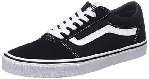 Vans Ward, Zapatillas para Hombre, (SUEDE/CANVAS) BLACK/WHITE, 41 EU