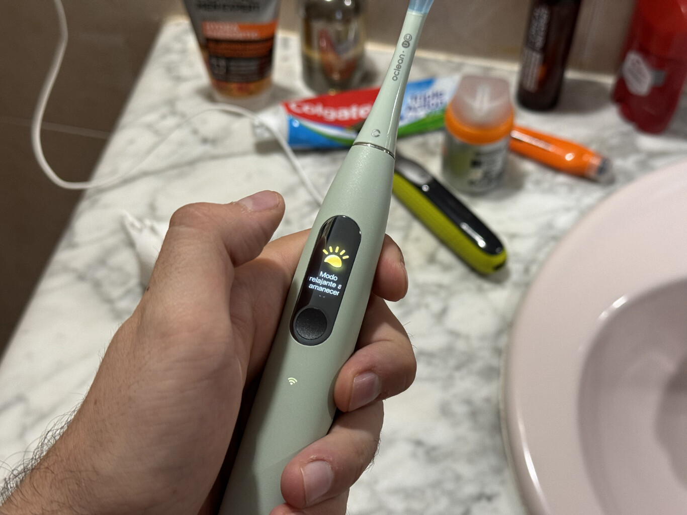 Uno de los modos que ofrece el cepillo de dientes | Imagen: Xataka