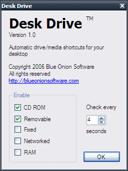 Pon automaticamente un icono en tu escritorio cuando conectes una unidad extraible con Desk Drive