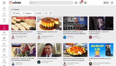 Así es Odysee, la alternativa 'anticensura' a YouTube que paga por ver vídeos y en la que se han refugiado los medios rusos