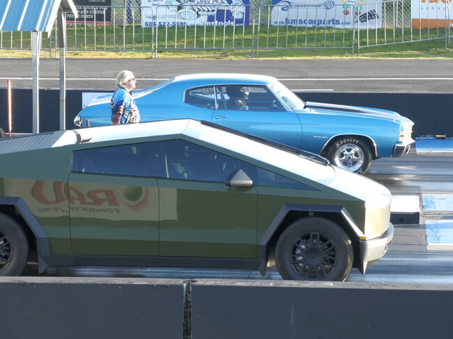 Tesla Vs Chevelle 1