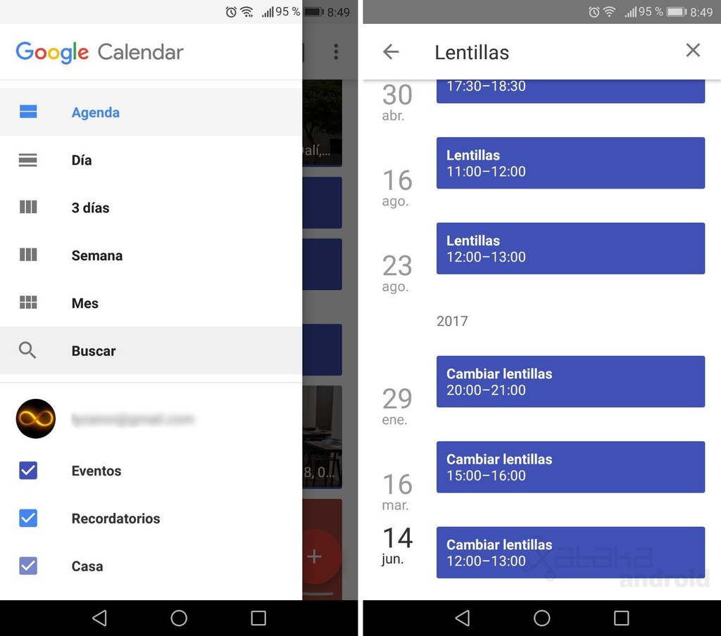 Trucos de Google Calendar para sacarle todo el partido desde tu móvil