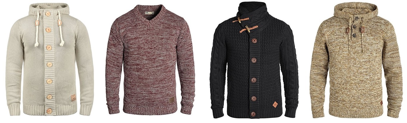 Descuentos en jerseys y chaquetas de punto en Amazon en las marcas Blend, Redefined Rebel y Solid 