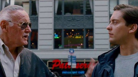 Stan Lle con Peter Parker