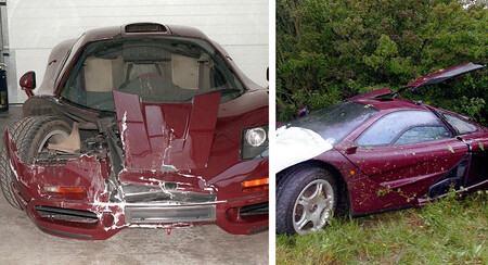 Rowan Atkinson Mclaren F1 Crash