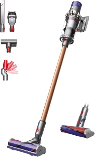 Dyson Cyclone V10 Absolute aspiradora sin Cable, 150 Airwatts, 60 min de autonomía – tecnología Anti-enredos, Cepillo Fluffy para Suelos Duros