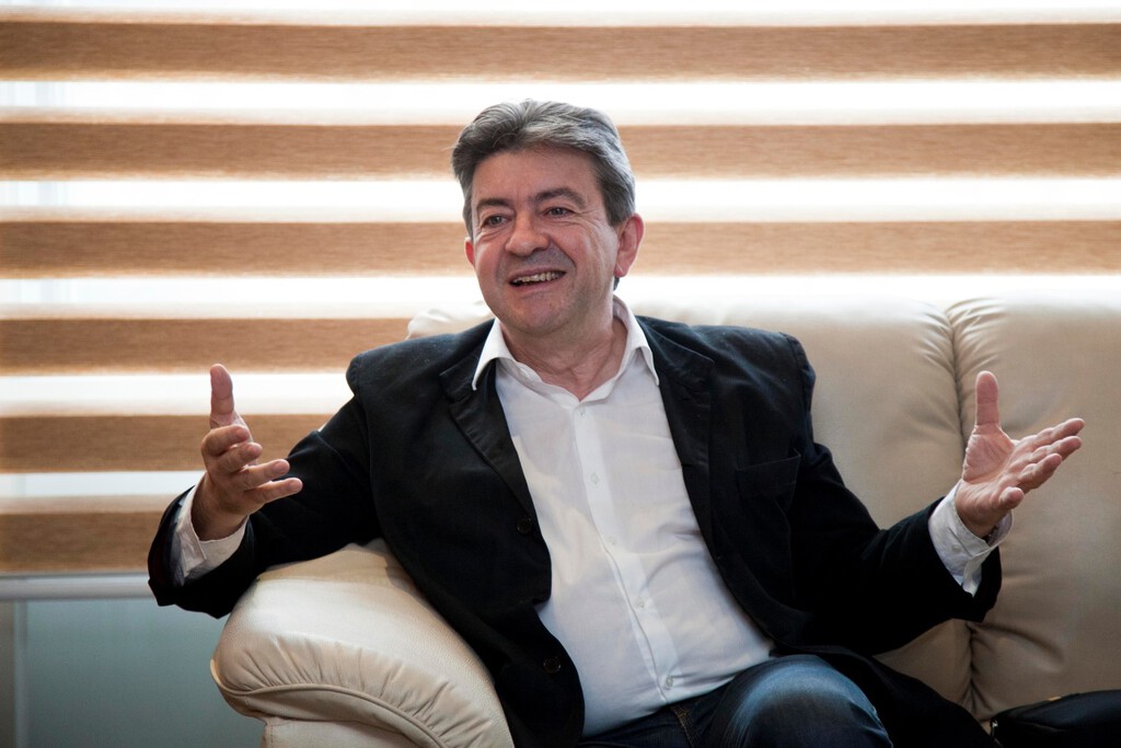 Jean-Luc Mélenchon sobre el formato físico