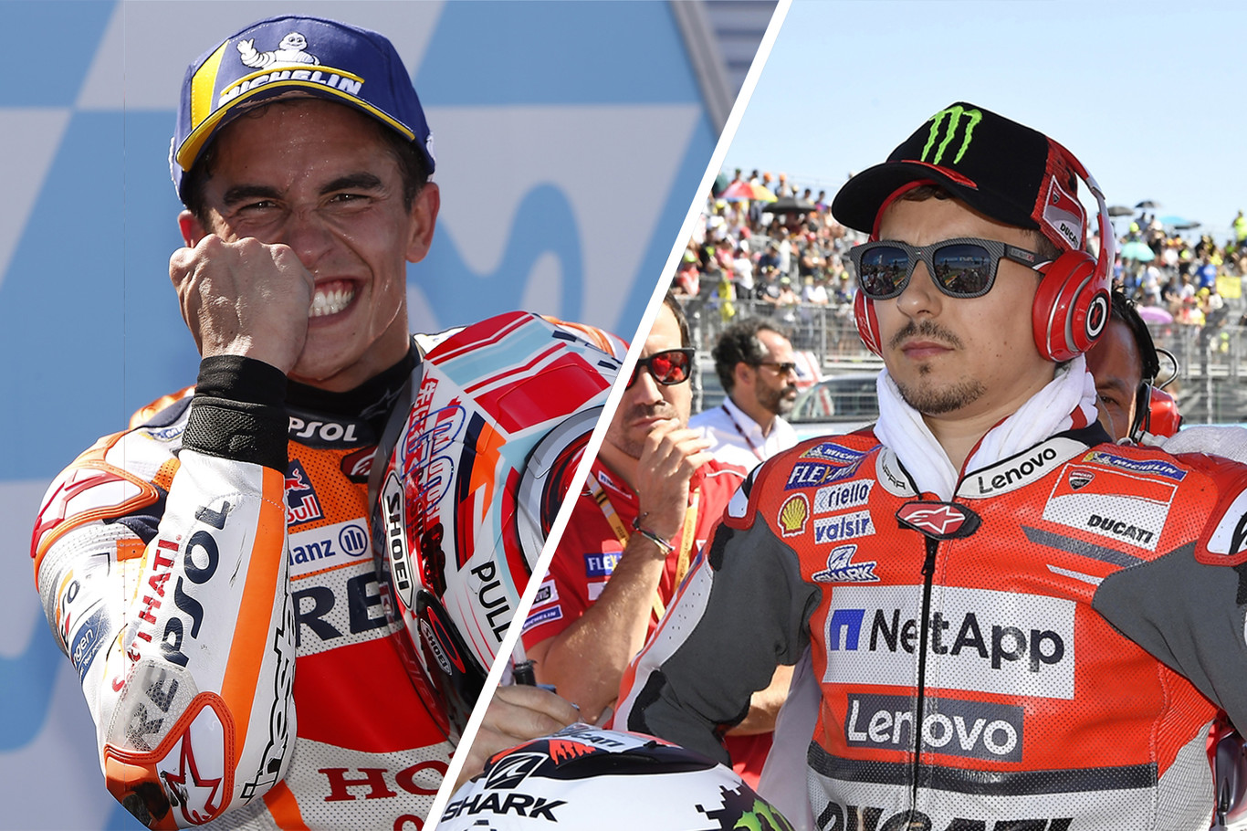 El adelantamiento de Márquez, la caída de Lorenzo y el primer episodio tenso entre dos futuros compañeros