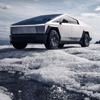 Las pick-ups son vehículos de trato rudo, excepto Tesla Cybertruck que no puede ni con tantita nieve: sus faros se quedan totalmente tapados