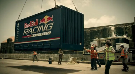 Tráiler de la llegada del Red Bull Racing Australia