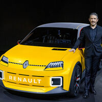 Renault 5 eléctrico: “El 95 % de lo que vemos aquí estará en el coche de serie”. Gilles Vidal, director de diseño 