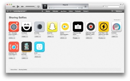 Sharing selfies, la nueva sección de la App Store