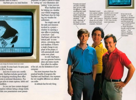 Bill Gates vendiendo Macintosh