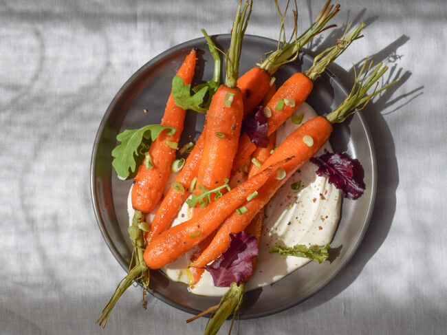 Zanahorias Glaseadas Con Miso