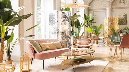 Tendencia decorativa Hanói, la apuesta de Maisons du Monde para que decores toda la casa con un ambiente vintage y natural