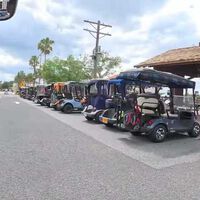 Esta es la razón por la que en el país de las pickups V8 hay gente usando carritos de golf como segundo coche