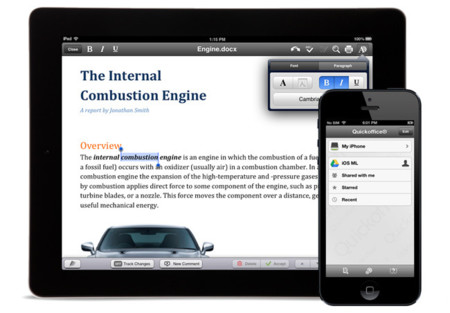 QuickOffice, la suite ofimática para dispositivos móviles pasa a ser gratuita