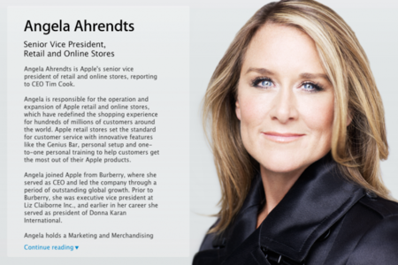 Es oficial: Angela Ahrendts ya es la nueva vicepresidenta senior de Apple Retail