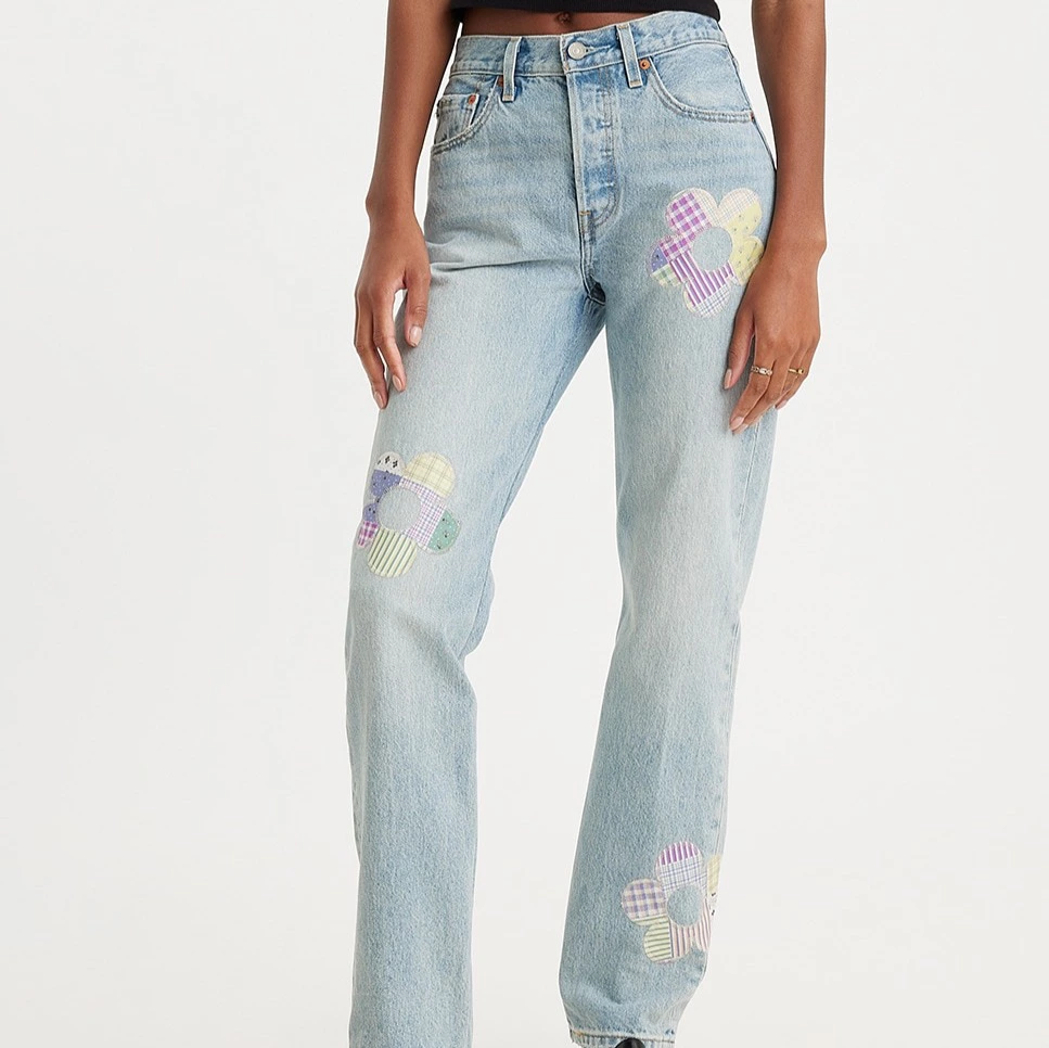 Vaquero de mujer 501 Original recto
