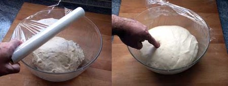 Primera fermentación de la masa