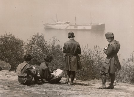 Artistas Mujeres Primera Guerra Mundial Camuflaje 13