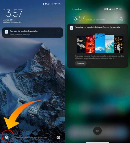 Xiaomi World の壁紙カルーセル。
